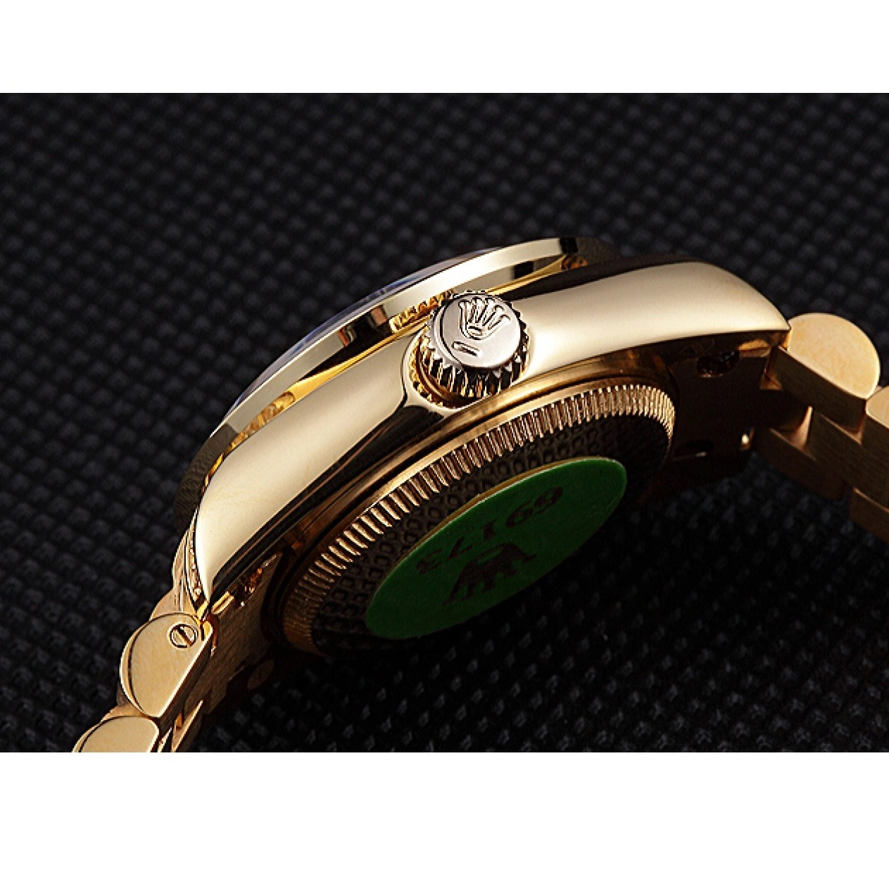 Best AAA Replica Sites Swiss 622023 Gold Diamond Dial DateJust Rolex 0604